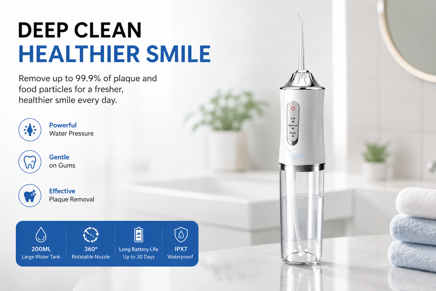 AquaFlow - Portable Water Flosser