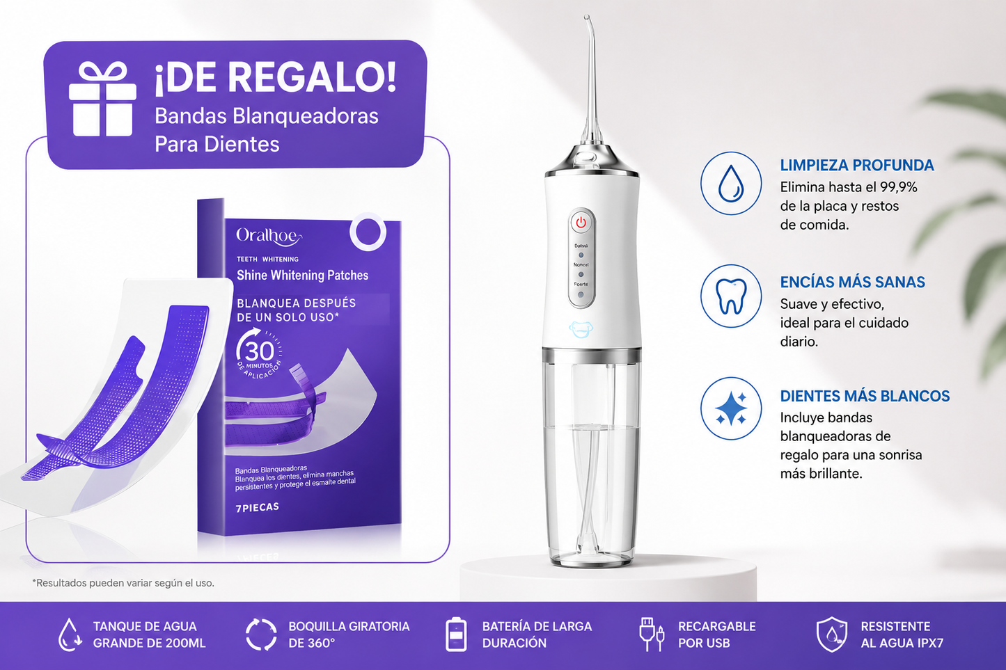 AquaFlow - Portable Water Flosser